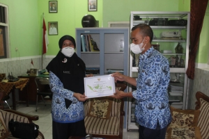 SERTIFIKAT AKREDITASI PERPUSTAKAAN SMPN 1 BOJA